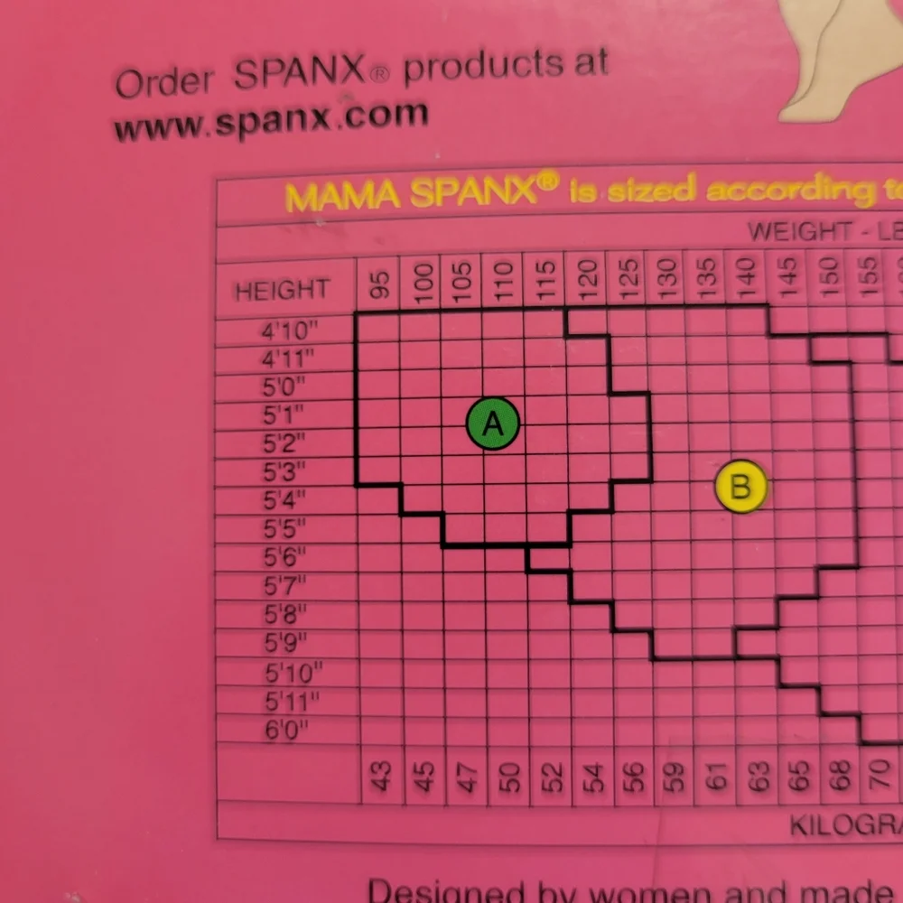 Mama SPANX Nude Maternity Footless Pantyhose Size A 007‎